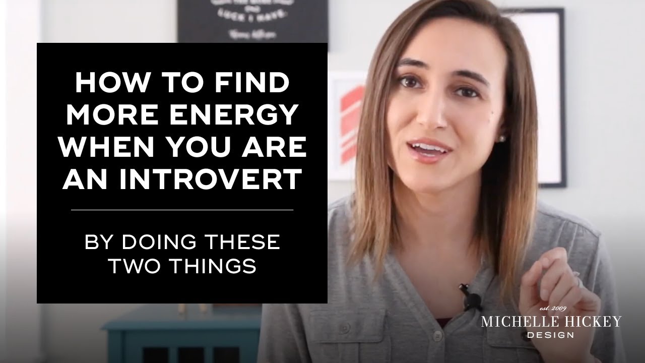 How to find energy when you are an introvert by doing these two things