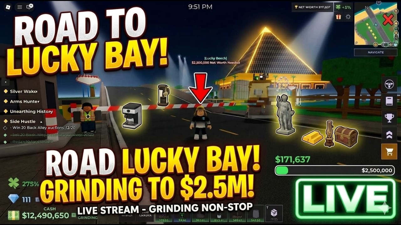 Grinding Till Lucky Beach With Viewers In Storage Hunters Roblox [Part 5]