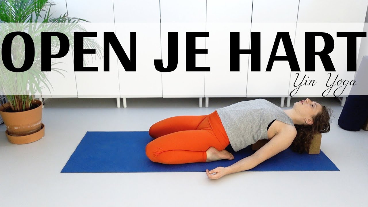 Hart opening Yin Yoga &hearts;️| yogales 20 min | Nederlands | Sara van Woerden