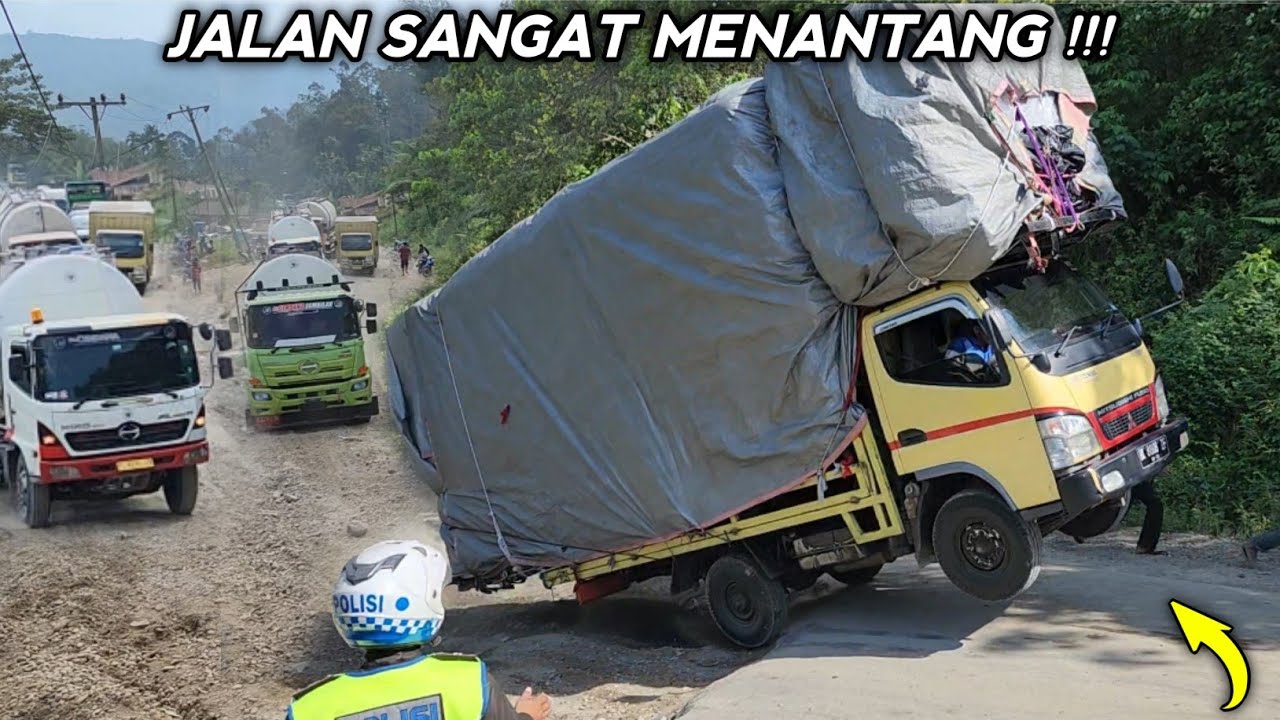 Jalan Sangat Menantang !!! Skill Dan Mental Sangat Di Uji Di Tanjakan Batu Jomba