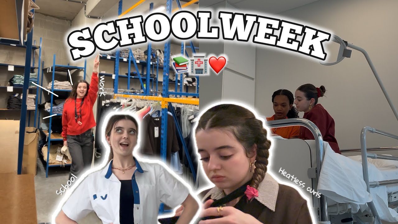 SCHOOLWEEK - EXAMEN, WERK, ... || Yasmine's Life