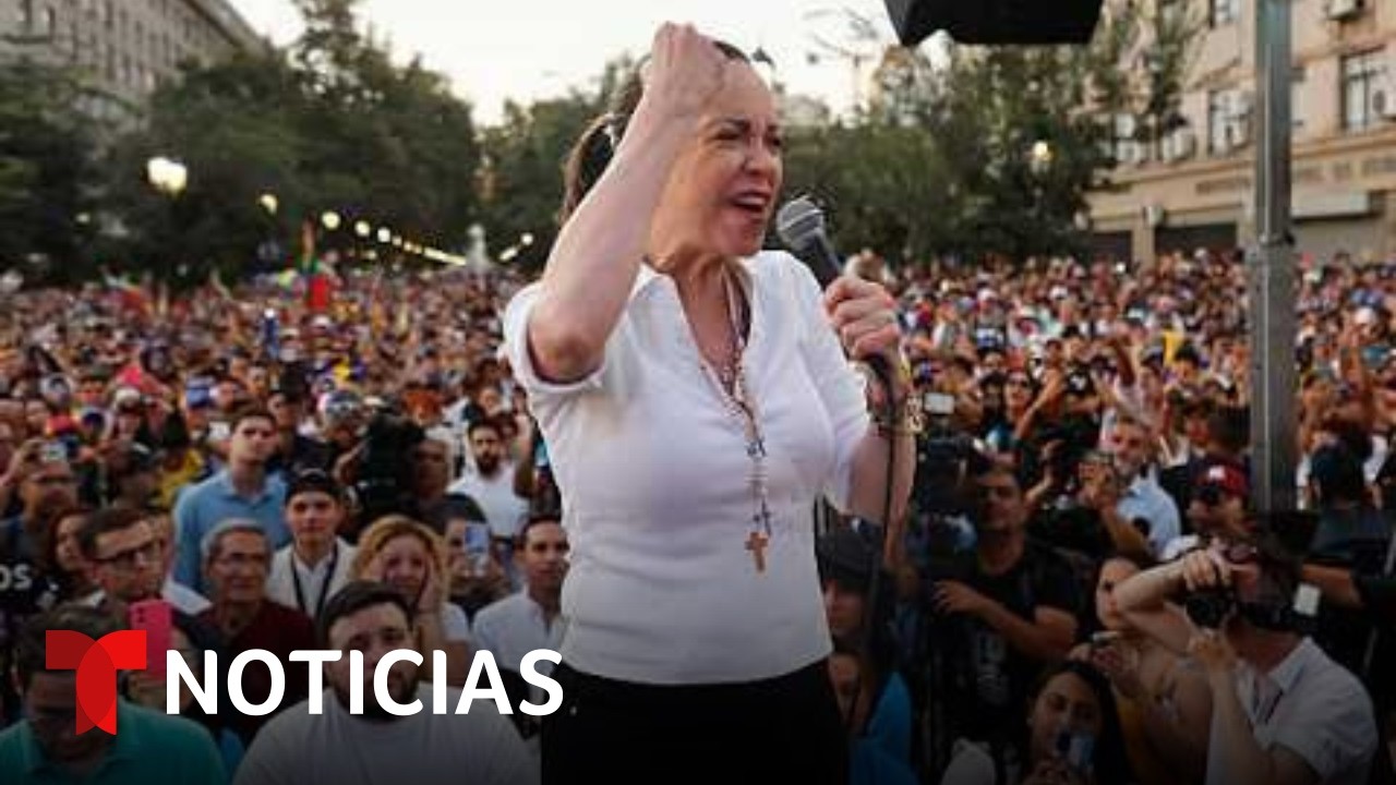 María Corina Machado se reúne con venezolanos en Chile