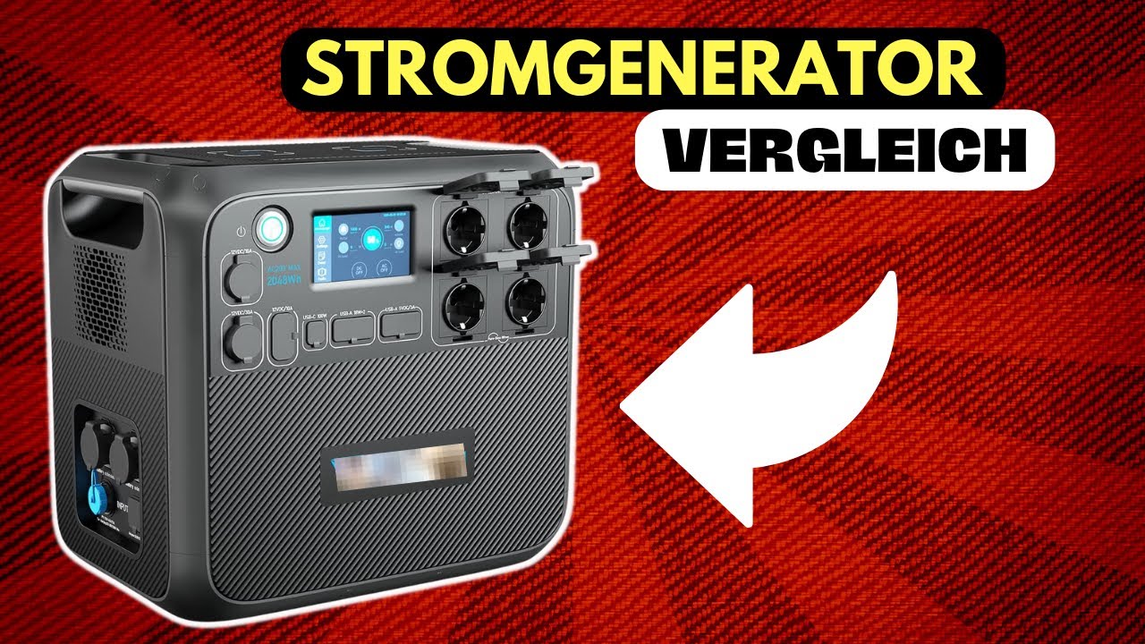 ✅ Stromgenerator Test ► Richtigen Stromgenerator für Zuhause!