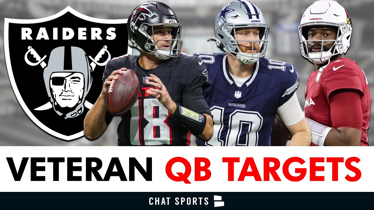 Raiders Veteran QB Targets Via NFL Free Agency + Trade Candidates