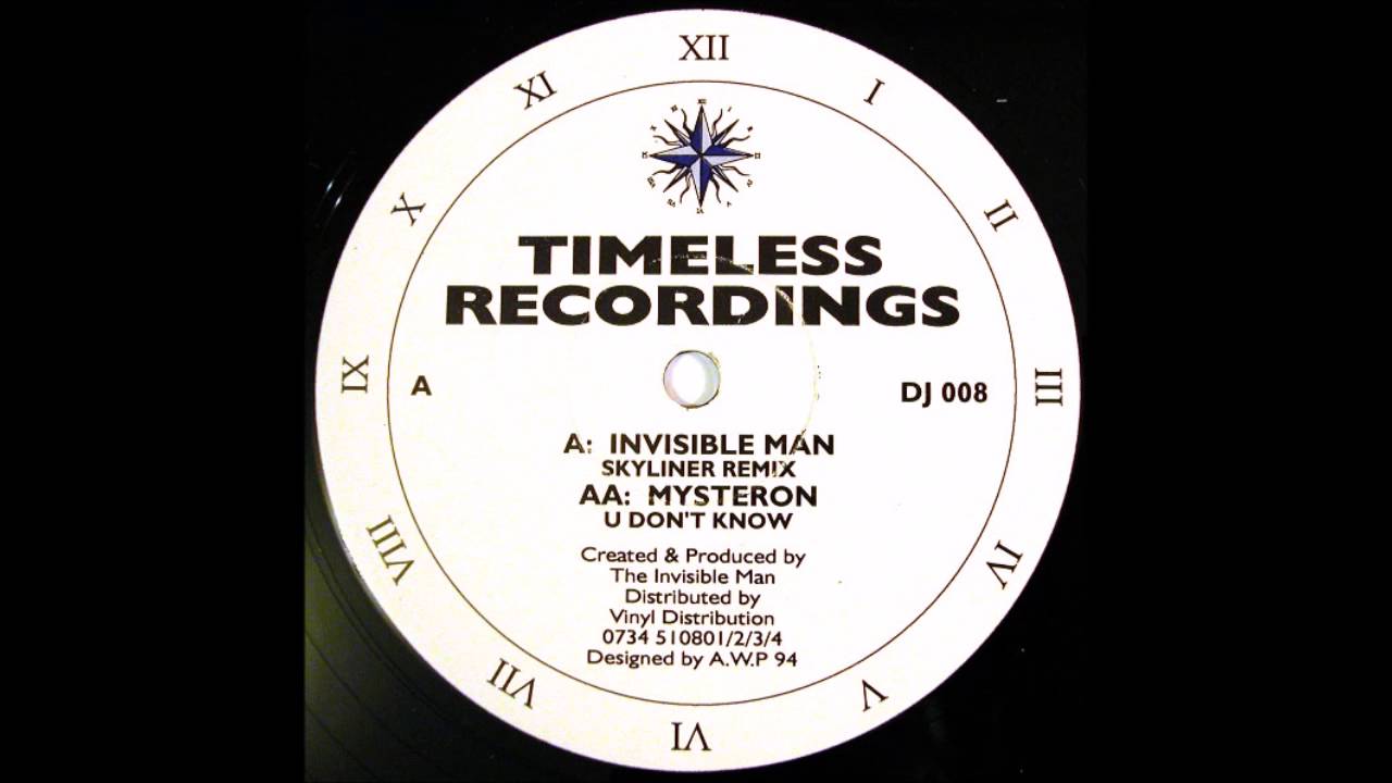 Invisible Man - Skyliner Remix - Timeless Recordings (DJ008)