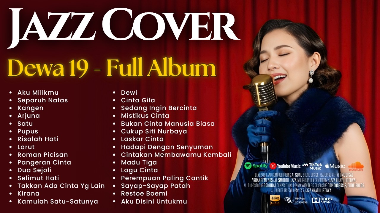 DEWA19 - Full Album Versi Jazz 🎷 | Smooth Jazz Cover by JAZZ KHATULISTIWA