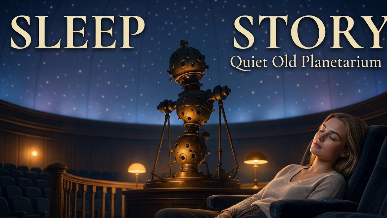 The Night Caretaker of the Planetarium | Cozy Sleep Story for Adults | 90 minutes