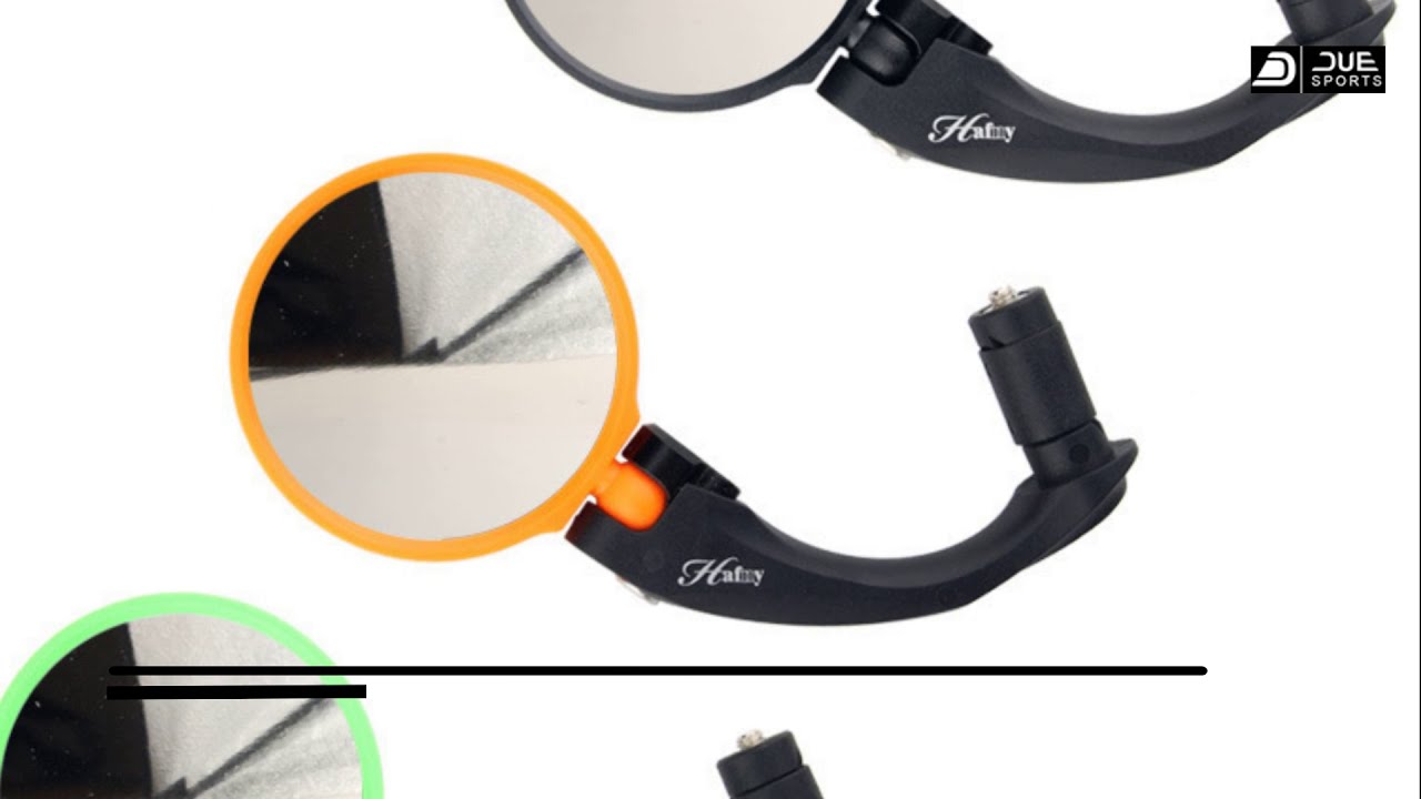 Adjustable bicycle rearview mirror mountain bike reflector reflector reflector stainless steel lens