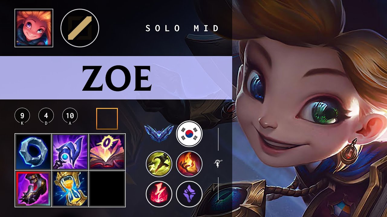 Zoe Mid vs Twisted Fate - KR Diamond Patch 26.02