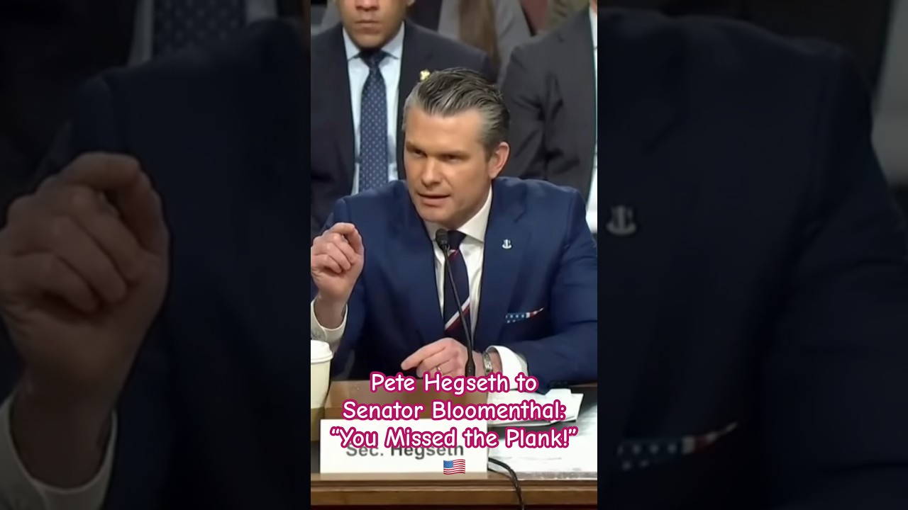 Пит Хегсет против сенатора Блюменталя: &laquo;Вы упустили суть!&raquo; 🇺🇸