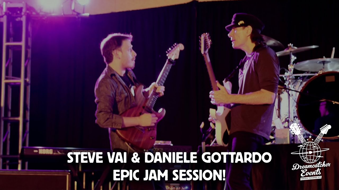 Steve Vai & Daniele Gottardo Epic Jam Session!