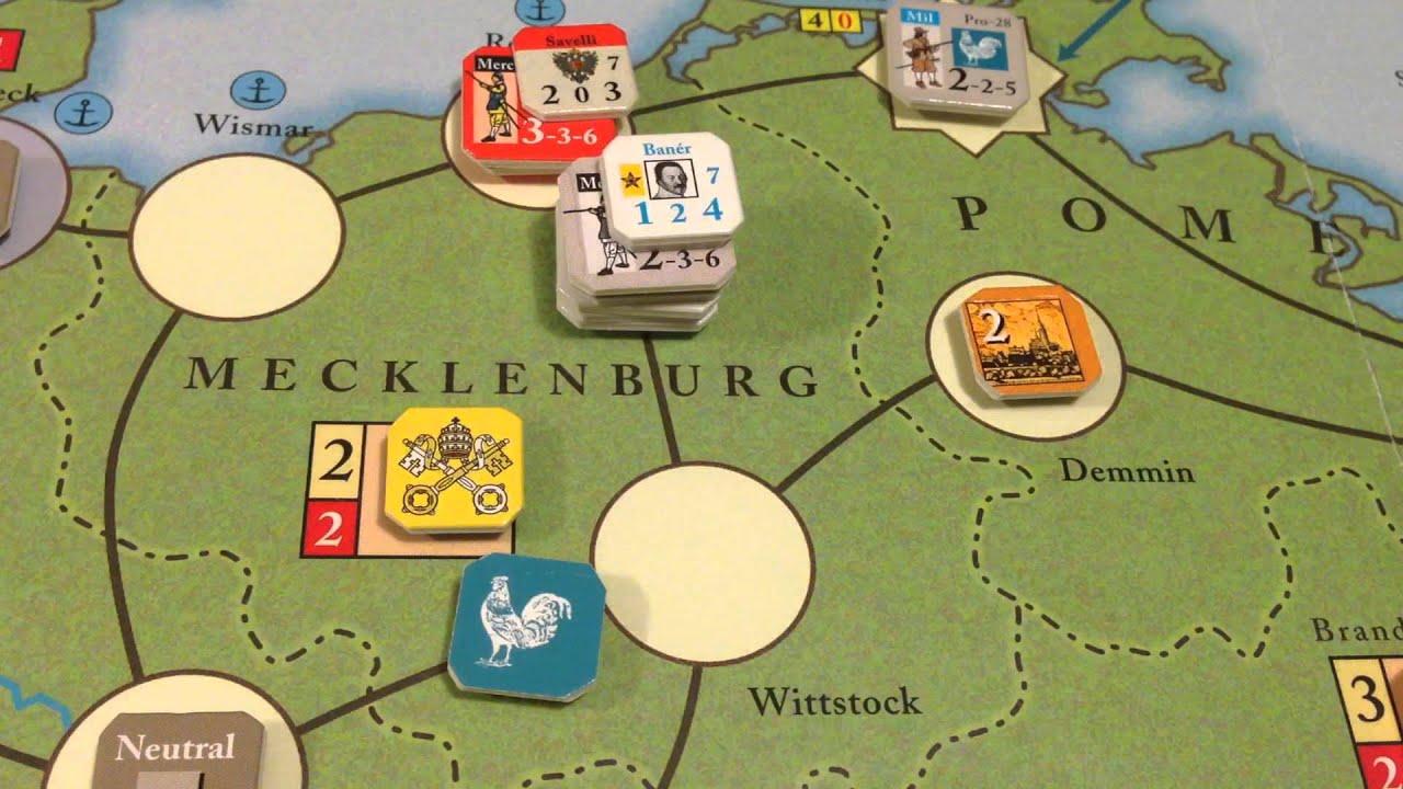 The Thirty Years War - Intervention Scenario - Full Game Report (Intro and Turn 1 of 3)