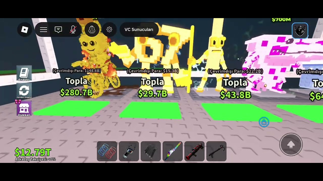 ADINIZI YORUMLARA YAZIN (SERVER GELMİRORUM,SADECE TRADE YAPILIR)