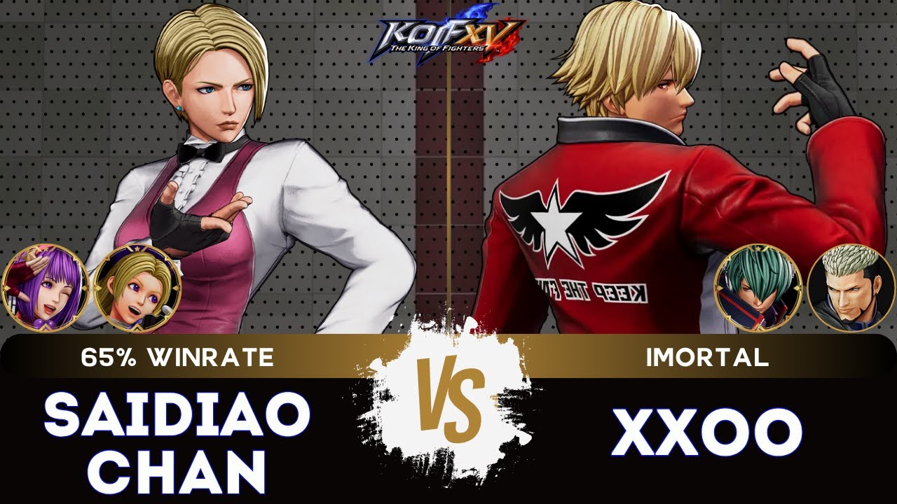 KOF XV🎞️SAIDIAOCHAN (Hinako/King/Athena) vs XXOO (Shun'ei/Rock/Goenitz)🎞️Replay Match - 08/25