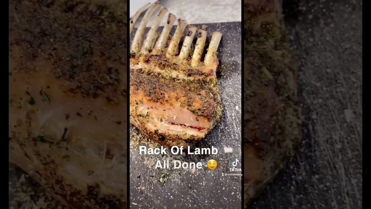 Rack Of Lamb 🐑 #foodwithdani #food #dani #rackoflamb #lamb #foodie #cooking #cook #chef #slc
