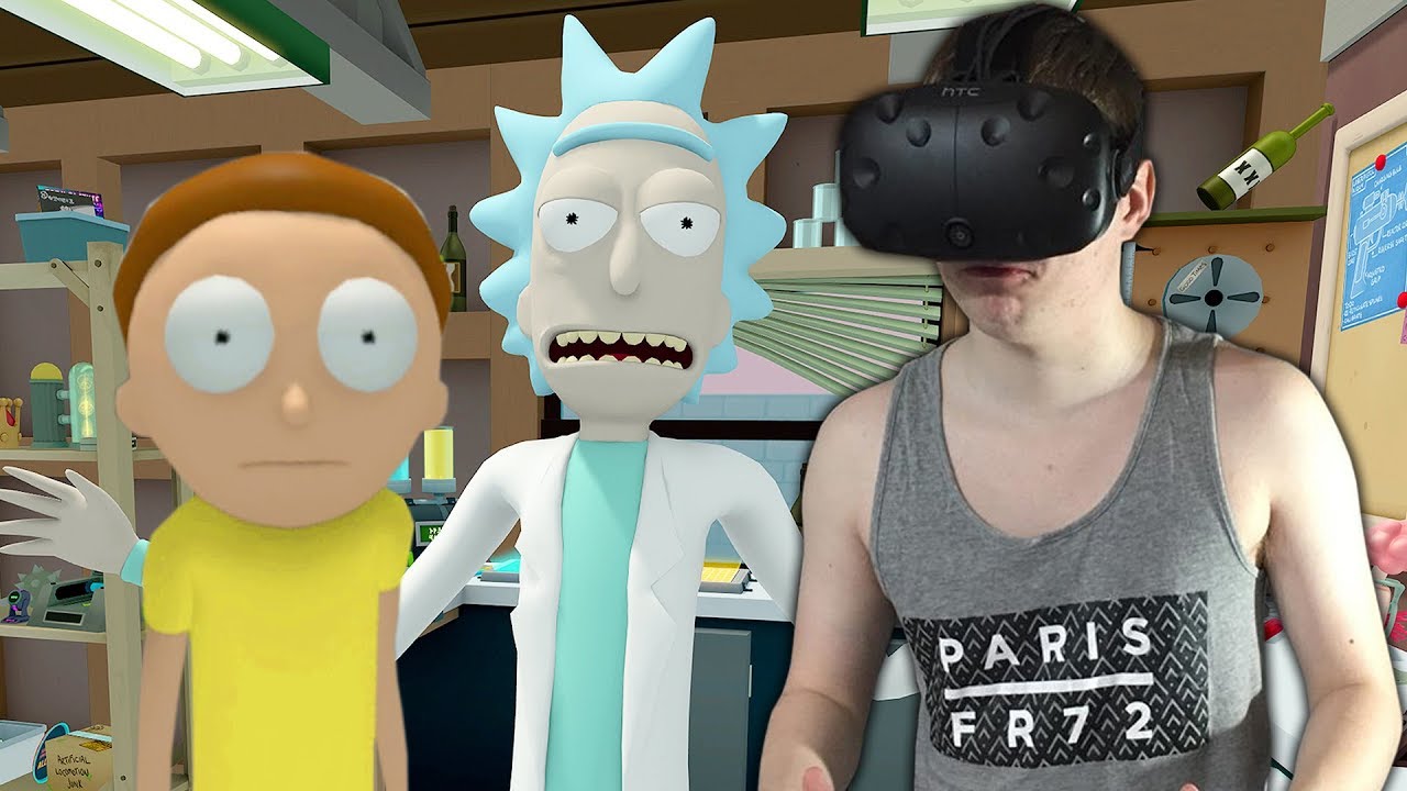 ZOSTAŁEM SKLONOWANY! | Rick and Morty VR #1 | HTC VIVE VR
