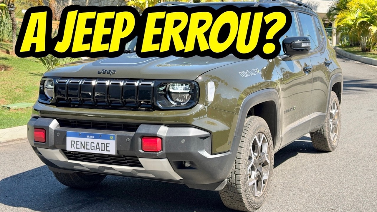 NOVO JEEP RENEGADE 2027 4X4 - MAIS BARATO! MAIS EQUIPADO!