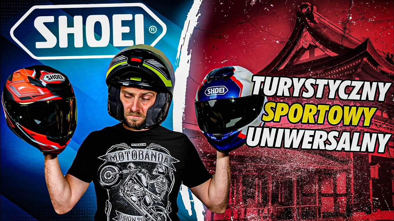 TOP 3 Kaski Shoei, kt&oacute;re MUSISZ ZNAĆ &ndash; NXR2, GT Air 3, Neotec 3!