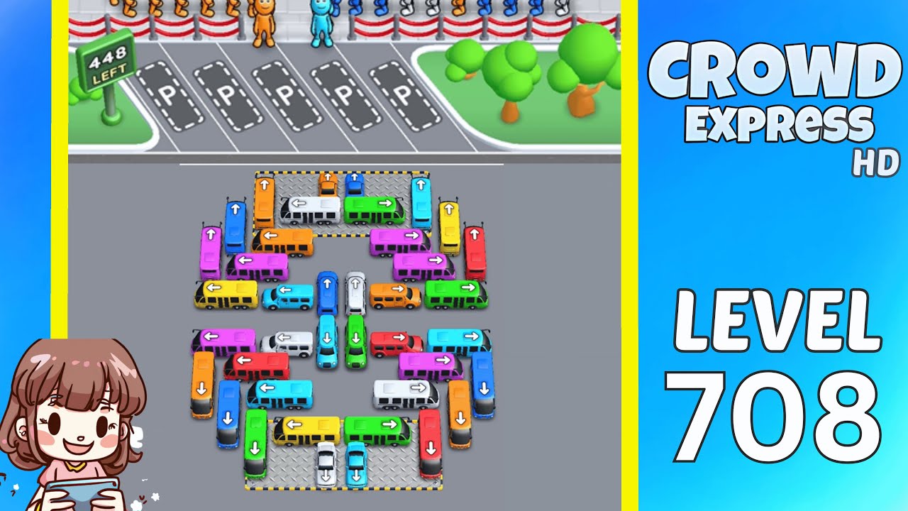 Crowd Express Level 708 Solution Walkthrough