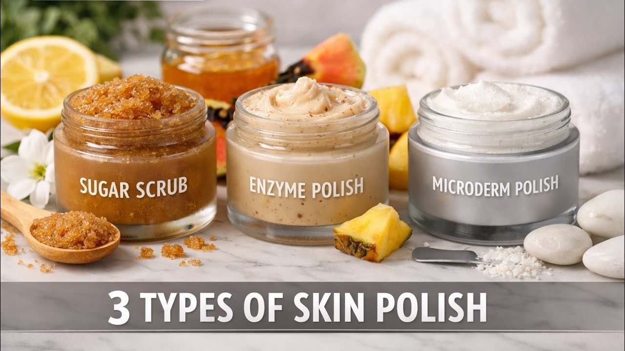 Live Skin Polish | 3 Types of Skin Polish | Instant Glow Treatment