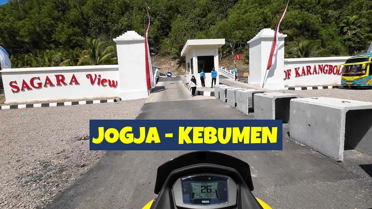 TOURING NMAX JOGJA - KEBUMEN SAGARA VIEW OF KARANG BOLONG
