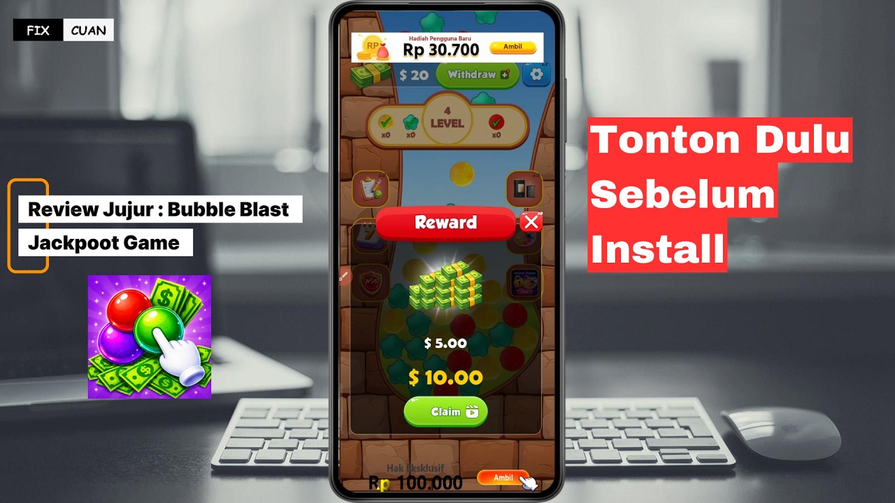 Bubble Blast Jackpot , Tidak membayar sama sekali , jangan install