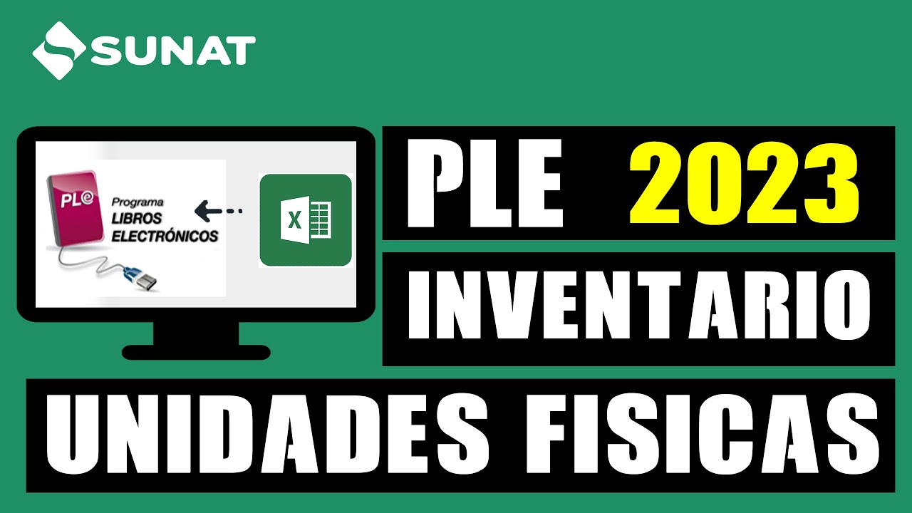 PLE 5.2 Formato 12.1 Registro de Inventario unidades físicas (Macro excel)