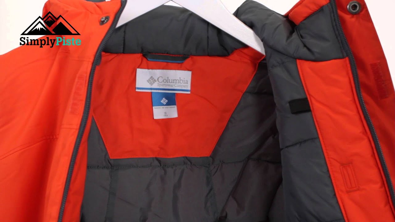 COLUMBIA Boys Alpine Free Fall Jacket Tangy Orange - www.simplypiste.com