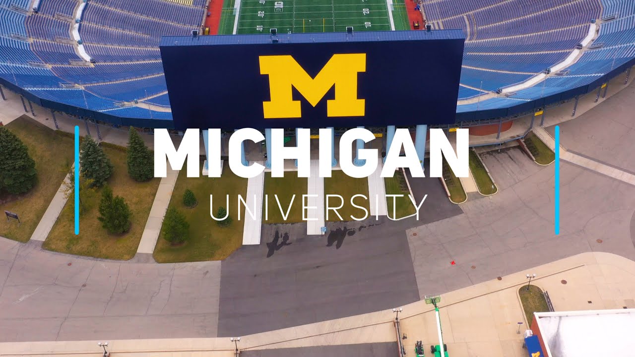 Michigan University, Ann Arbor - Michigan |4K drone footage