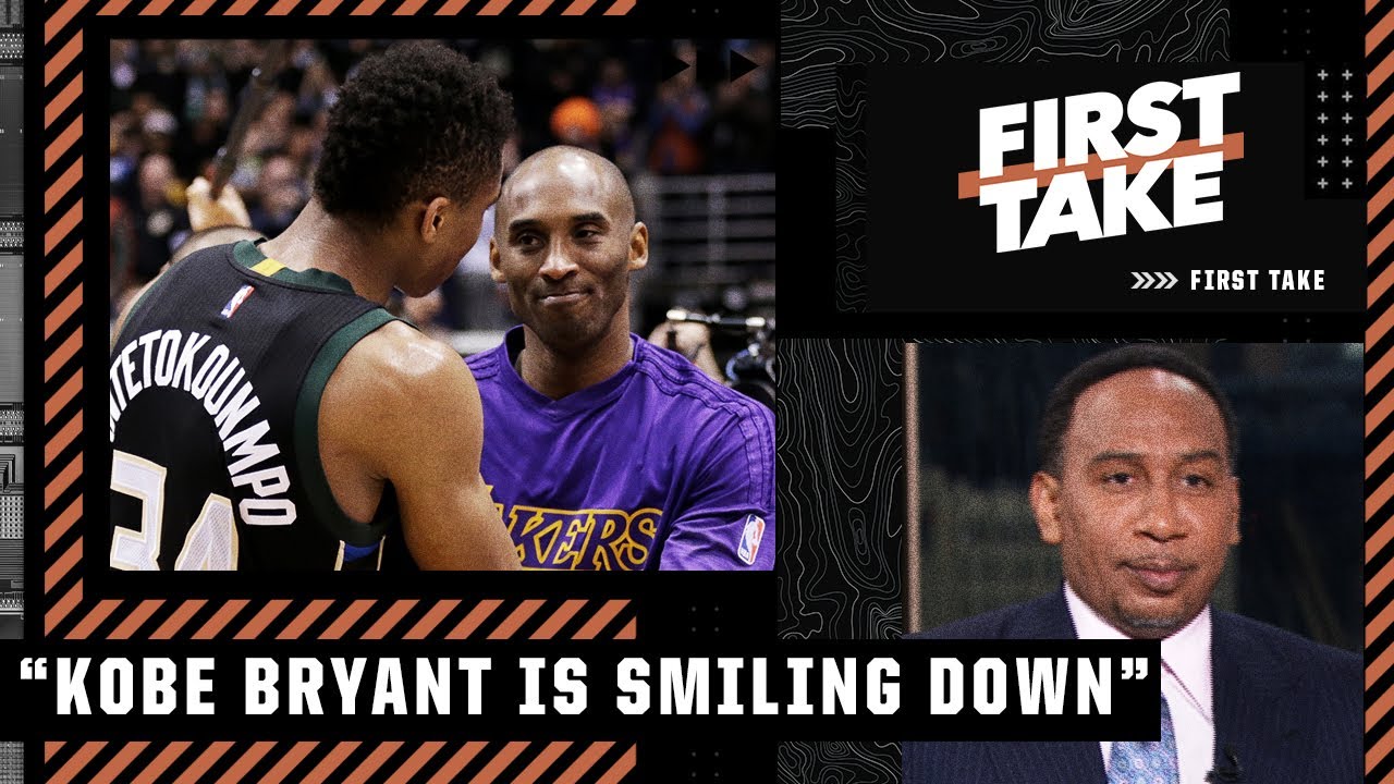 'Kobe Bryant is smiling down on a guy like Giannis Antetokounmpo' - Stephen A. | First Take