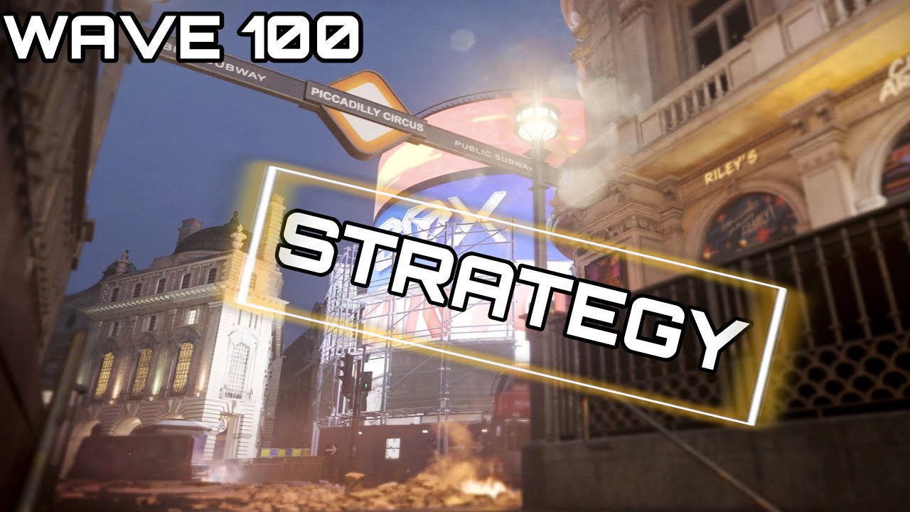Call of Duty Modern Warfare Survival Piccadilly  Wave 100 New Strategy