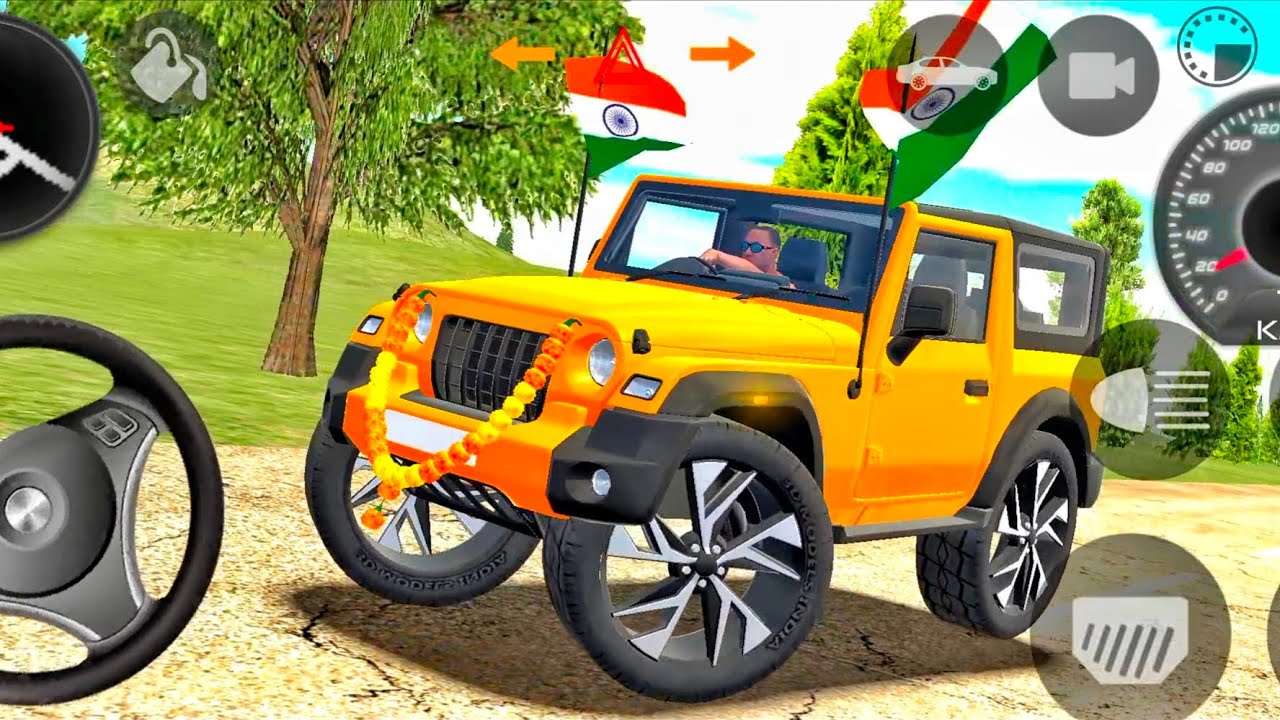 Modified Mahindra Thar😈Games:Indian Orange Thar (Gadi Wala Games) Car Game Android Game - #2026