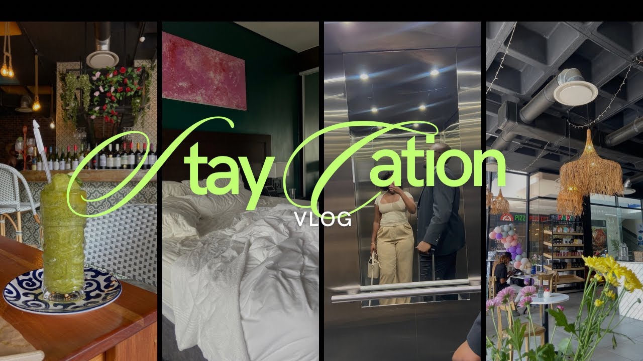 STAYCATION VLOG| room tour+dinner dates & more