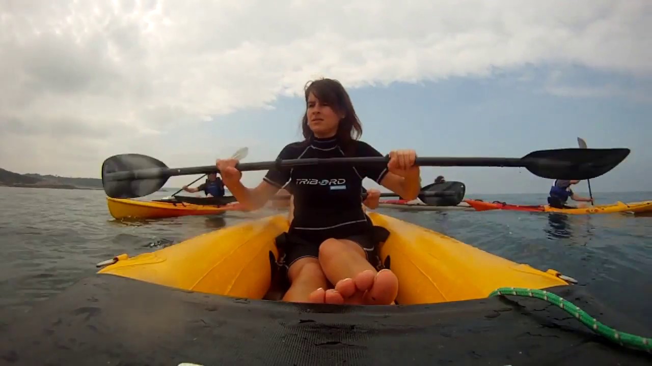 Kayak au Cap Fréhel avec un beau retournement !