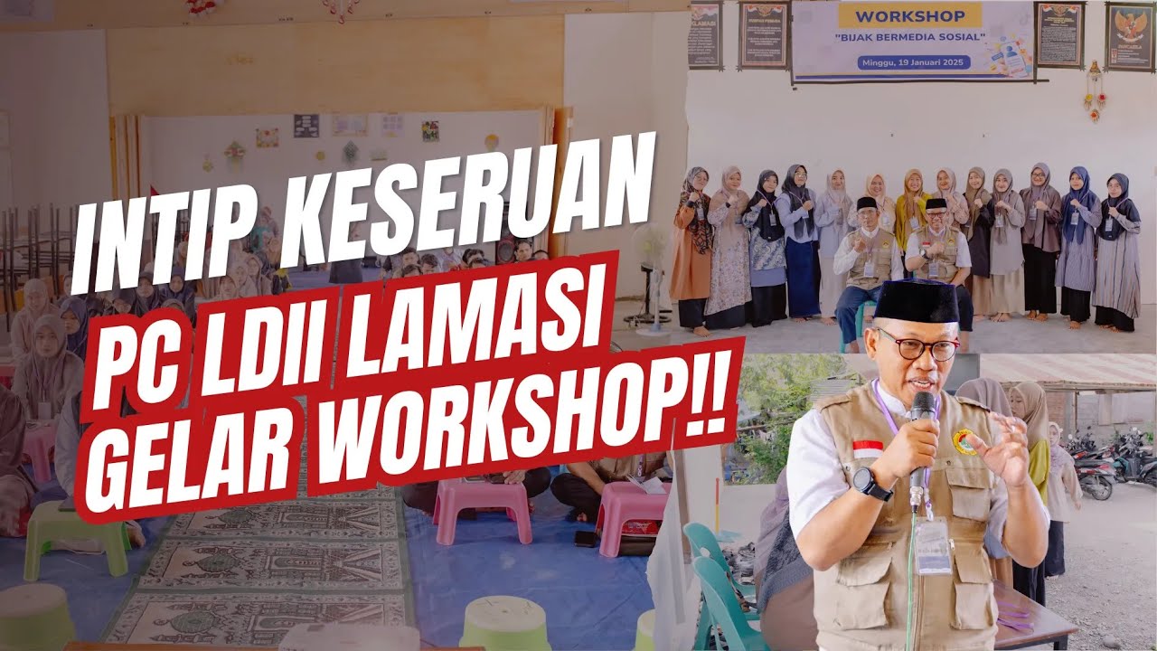 LDII TV: PC LDII Lamasi Awali 2025 Dengan Workshop Bijak Bermedia Sosial