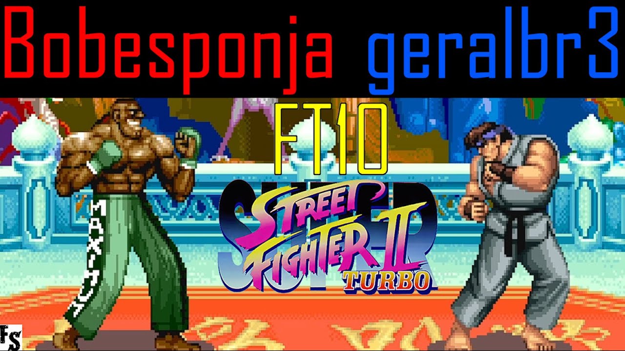 Super Street Fighter 2 Turbo - Bobesponja [Dee Jay] vs geralbr3 [Ryu/Dhalsim] (Fightcade FT10)