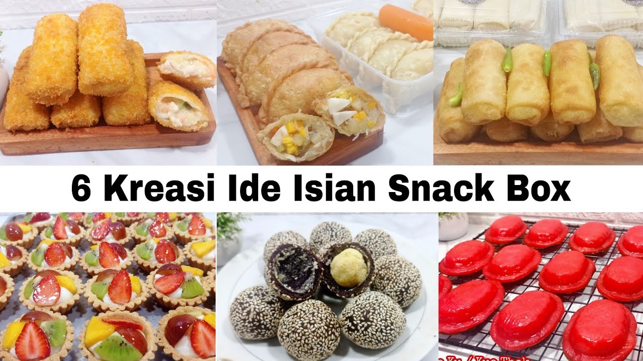 6 ANEKA KUE ISIAN SNACK BOX KEKINIAN • LENGKAP PERHITUNGAN MODAL DAN ESTIMASI HARGA JUAL | PART 5