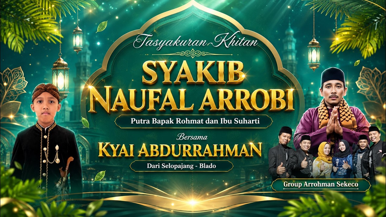 🟡 LIVE PENGAJIAN UMUM TASYAKURAN KHITAN SYAKIB NAUFAL ARROBI
