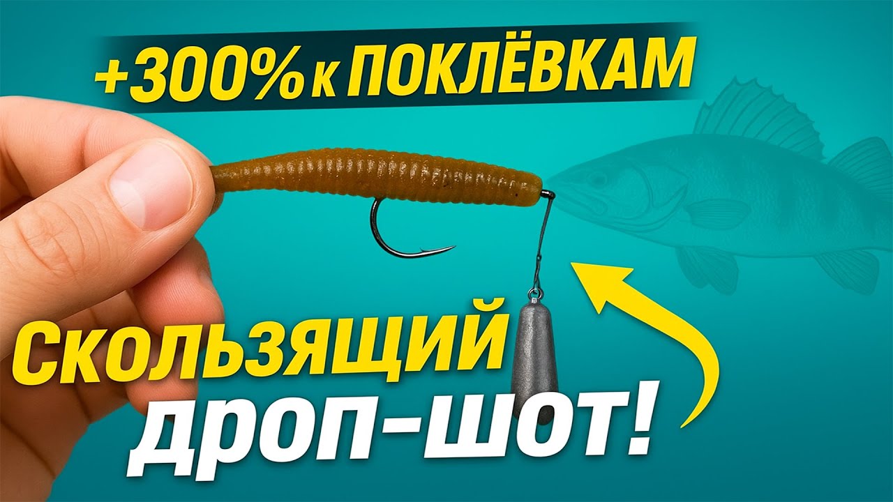 +300% к поклёвкам! Показываю рабочий скользящий дроп-шот на хищника | Homemade Fishing