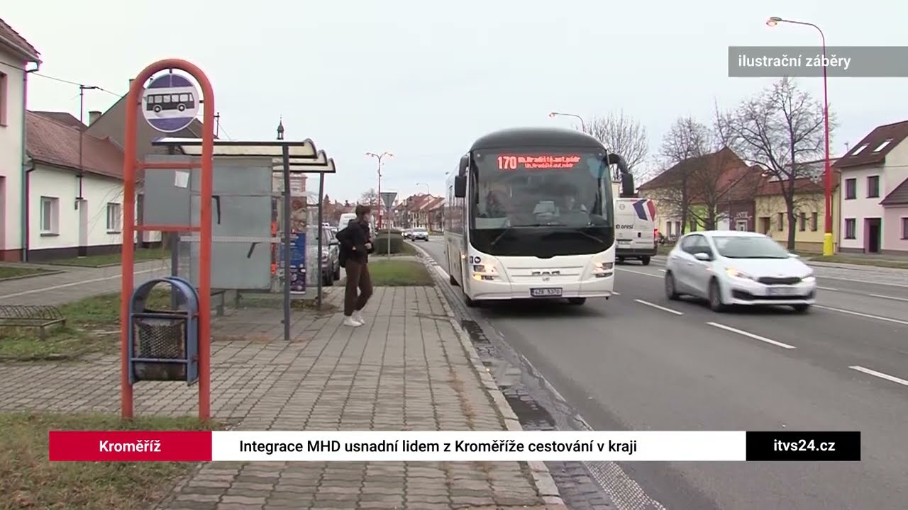 Integrace MHD usnadní lidem z Kroměříže cestování veřejnou dopravou v kraji