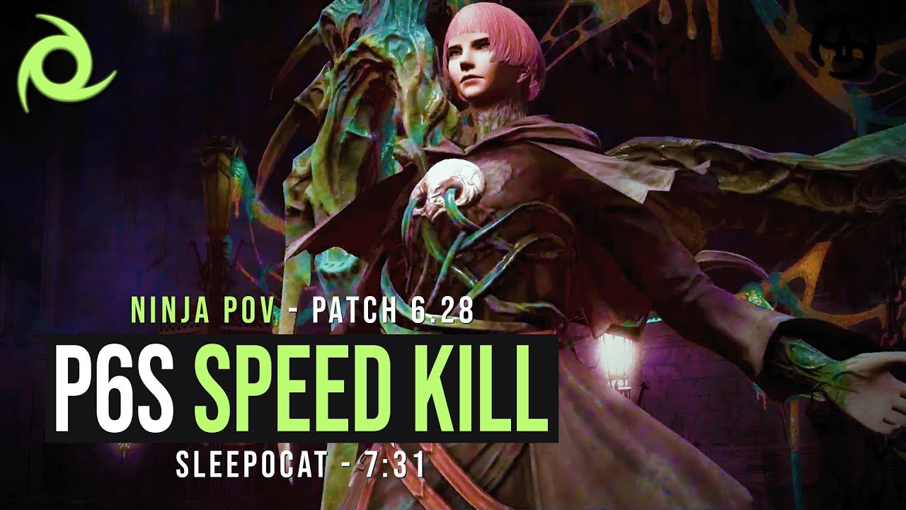 Ninja PoV | P6S Speed Kill - 7:31 Kill Time - sleepocat - FFXIV Patch 6.28