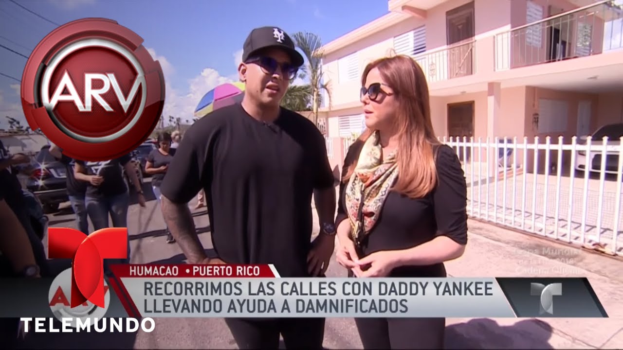 Daddy Yankee recorrió barrios de su isla llevando ayuda | Al Rojo Vivo | Telemundo