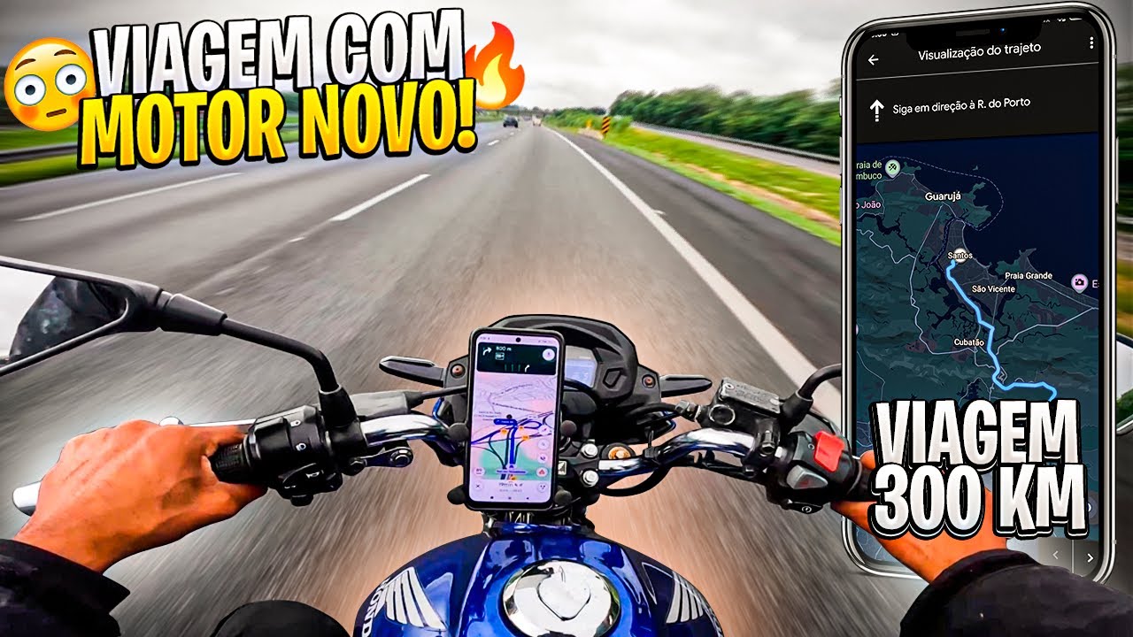 FIZ UMA VIAGEM LOGO APOS FAZER O MOTOR DA CG 150