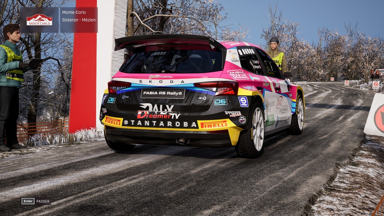 Assetto Corsa Rally / Skoda Fabia RS Rally2 / Rallye De Monté Carlo ES Sisteron . Méziéne