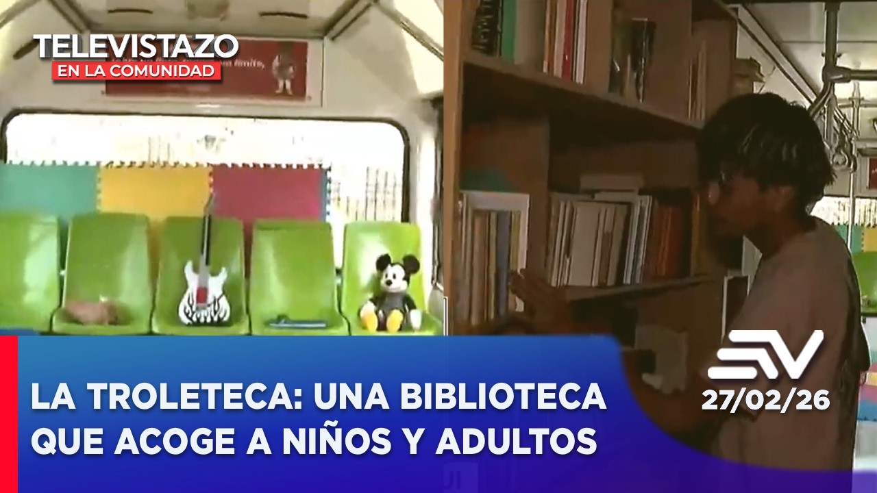 La Troleteca: Una biblioteca que acoge a niños y adultos | Televistazo en la Comunidad Quito