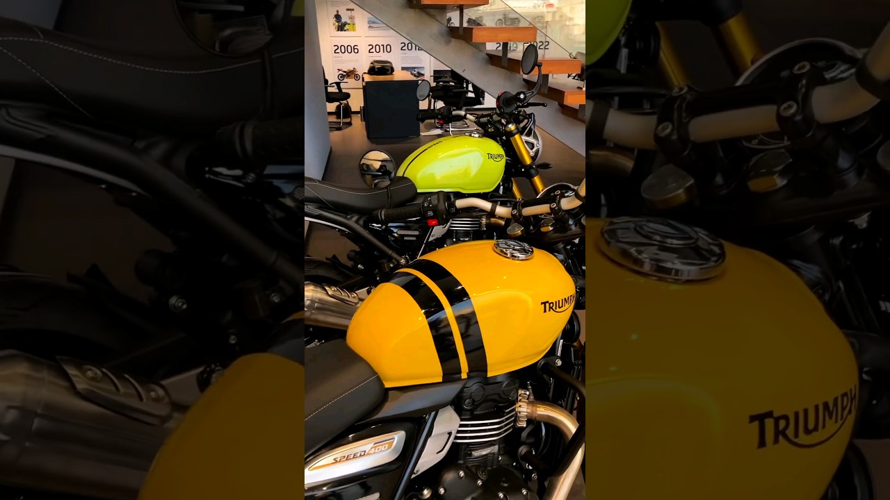 Triumph Speed 400 custom colours 😍 #speed400 #speed400custom #triumphspeed400