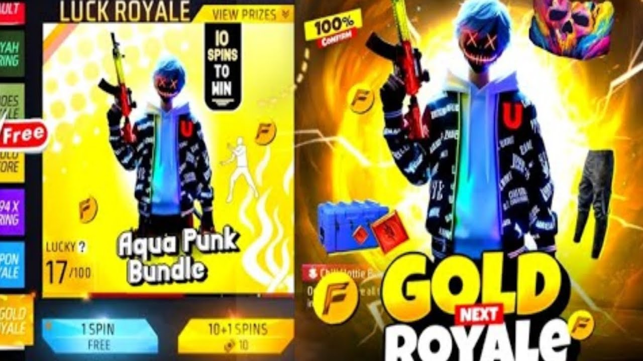 Next Gold Royal Bundle Confronted Free fire 🔥|| New Gold Royal Free fire Gold Royal Bundle 