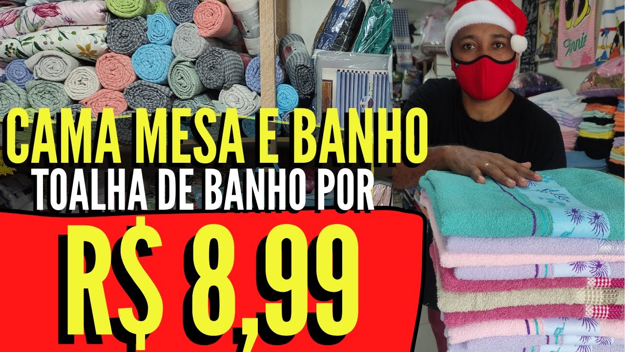CAMA MESA E BANHO TOALHAS DE BANHO Á PARTIR DE R$8,99