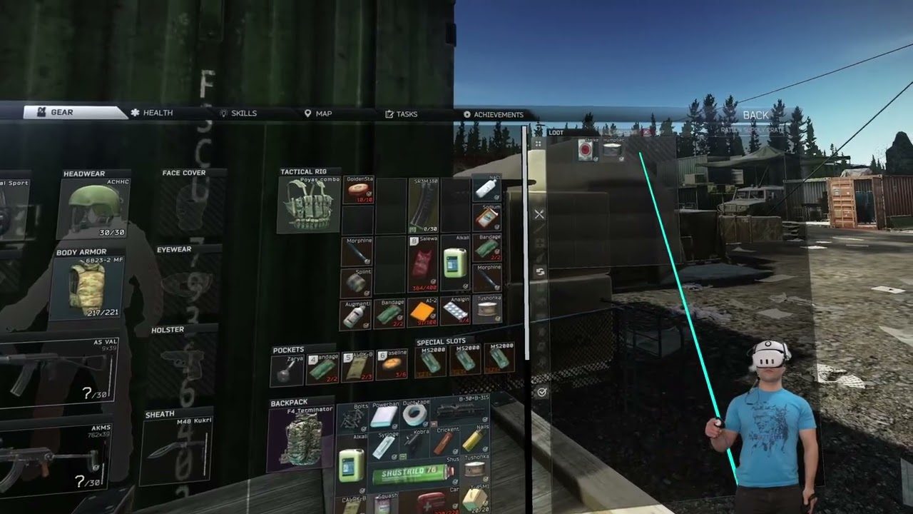 SPTVR TARKOV IN VR! HARDCORE MODE! E112