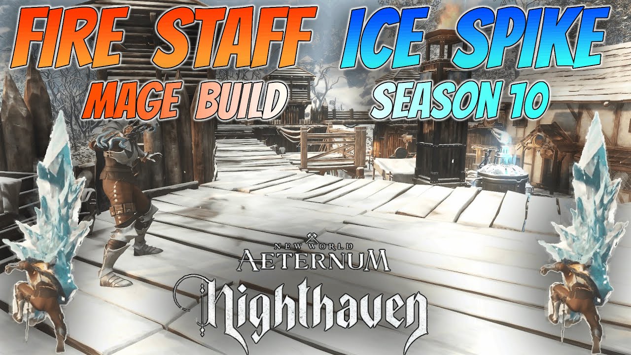 Fire & Ice Spike - MAGE build for Season 10 #newworld #pvp #mage